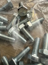 M8x22 DIN 933 8.8 *40 Stück* Sechskant Schrauben verzinkte Gewindeschrauben