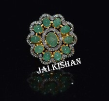 Echter Smaragd Pave Diamant