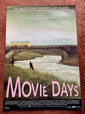 Movie Days Kinoplakat Poster A1, Fridrik Thor Fridriksson