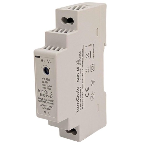 Netzteil hutschiene bdr 12 - netzteil, bdr-15-12