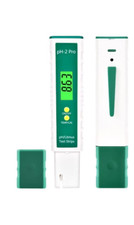 Homcoice pH Messgerät mit Teststreifen LCD Display ATC Pool Wassertester