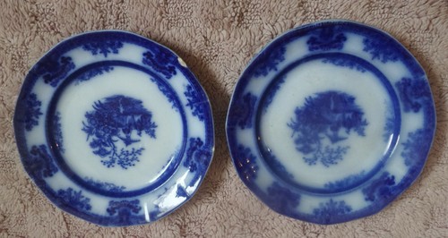 Flow blue staffordshire - 1.,