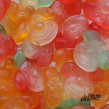 (10,90 EUR/kg) De Bron Gom Clowns Fruchtgummi Zuckerfrei 1 kg