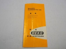 Peko Fahrerhaus Kabine für Eicher Fendt IHC Deere Deutz Traktor Preisliste 1974