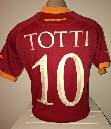 Trikot fußball roma totti - as,