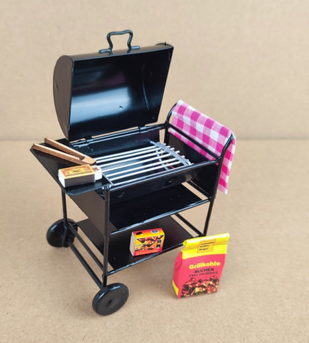 Grillwagen miniatur puppenhaus - grillwagen,