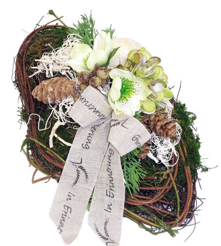 Grabschmuck rebenraute mit - grabschmuck,