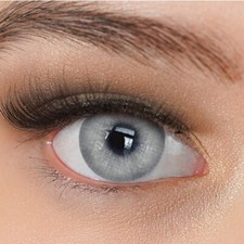 Kontaktlinsen grau ohne