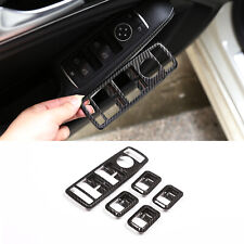 Carbon optik Fensterheber Rahmen Blende Passend für Mercedes W204 W212 W166