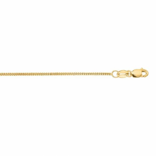 0mm diamantschliff gourmette - 1,0mm,