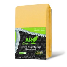 2er PACK JERSEY Kissenbezug Seitenschläferkissen 100% BW 160 Gr/m² Kissenhülle