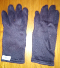 Damen Handschuhe  in Schwarz, Gr.  L / 8 1/2, Polyester,  getragen
