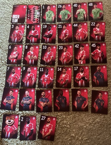 Autogrammkarten bayern - fc,