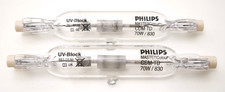 2 Stück Philips MASTERColour CDM-TD 70W/830 RX7s 70 Watt Warmweiß HQI-TS