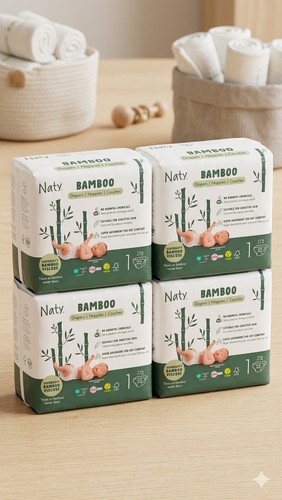 Naty bamboo 1 newborn - ​4x,