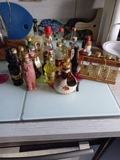 Spirituosen, kl. Flaschen, OVP,  verschiedene Marken,  einige etwas verdunstet