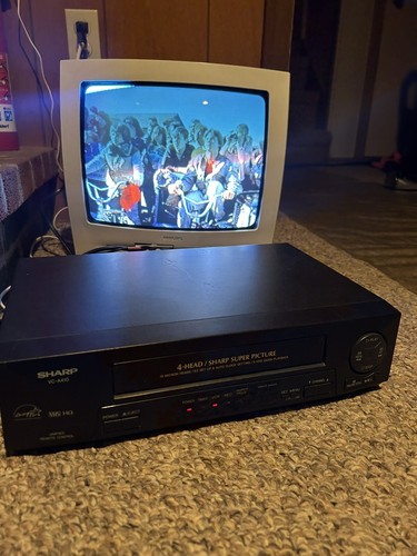 Vintage sharp vcr vhs video - vcr,