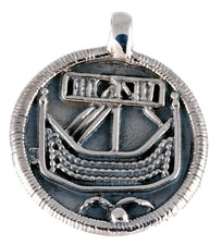 925 Silber Wikinger Anhänger