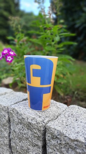 Trinkbecher 400ml fanta - 400ml, 0,4l