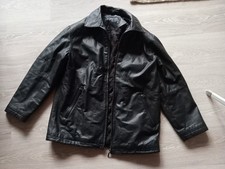 Herren Echt Leder Jacke schwarz, Gr. 52 von L. Lambertazzi
