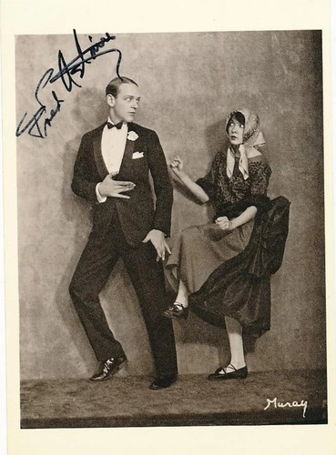 Fred astaire signed postcard - fred,