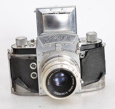 Ihagee Exa 0 ⭐Version 4.2 Name graviert + Tessar 2,8/50 Carl Zeiss *Alu 🔝✅(8366