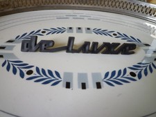 Schriftzug deluxe Trabant, Trabant Ersatzteile, Originale