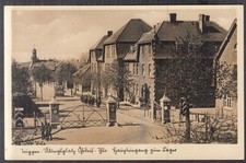 6493. Ak Ohrdruf Truppen-Übungsplatz, Haupteingang zum Lager 1940