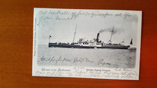 Gruss vom Bodensee 1904 Dampfer Kaiserin Elisabeth antike Ansichtskarte AKPK rar