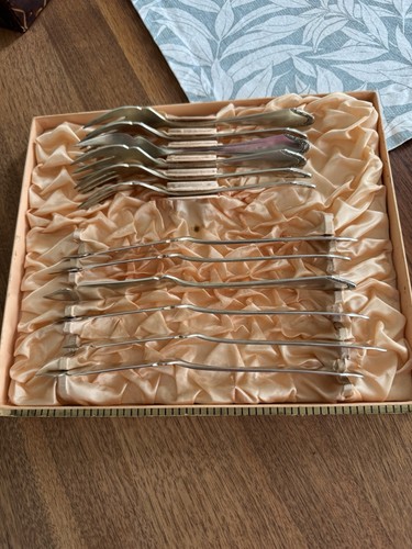 Fischbesteck versilbert marke - versilbert,,