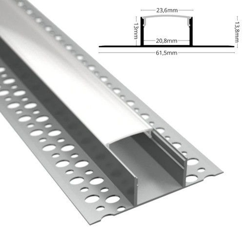 Alu einbau profil einputz - alu, einputz-t