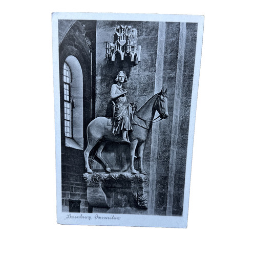 Postkarte bamberg domreiter - bamberg,