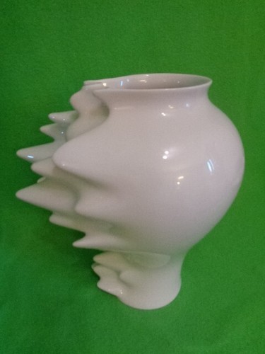 Vase fast weiß cm von - vase,