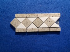 Naturstein Bordüre Marmor Einleger Mosaik Fliese E26 Expressversand