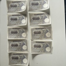 Lot 9 Stück 100 Dinara 1941