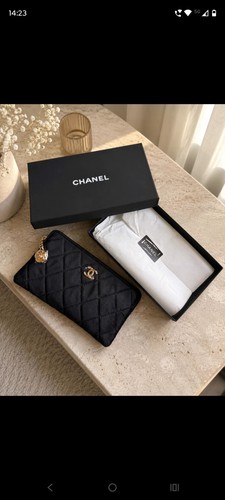 Chanel pochette schwarz - pochette, make