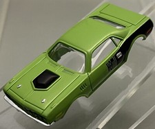 Johnny Lightning Plymouth Hemi Cuda grün Slot Car Body für Tomy AFX