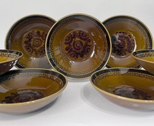 Stavangerflint Norwegen 6 + 2 tiefe Teller Suppenteller SERA Inger Waage ø19,7cm