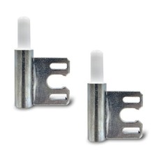 Rahmenteil für 2-tlg. bänder Stahlzarge Holzzarge Turbänder Glastürbeschlag 