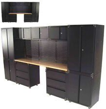 Werkstatt Schranksystem 13-teilig Werkzeugwand Werkstattschrank Werkbank 57066