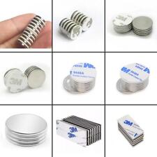 N52 Neodym Supermagnet selbstklebend 3M Scheibenmagnete Quadermagnete 10-60mm