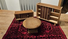 Puppenhaus Möbel Set Wohnzimmer Miniatur Holz