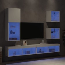 Stück wohnwände mit led - tv,