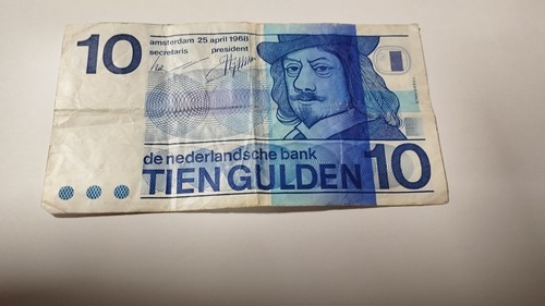 Geldschein niederlande 10 - niederlande,,