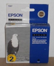 2 x Epson T007 Tinte black