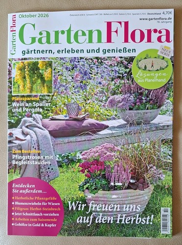 Gartenflora oktober 2026 - oktober, 10/2026