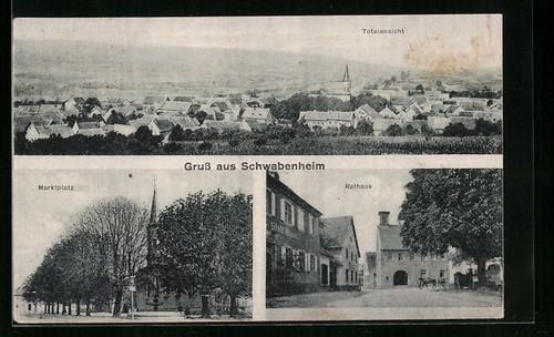 Ansichtskarte schwabenheim - ansichtskarte,