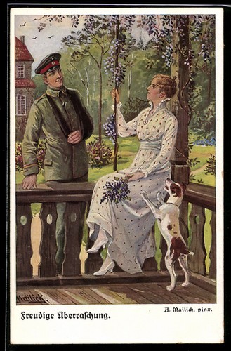 Künstler alfred mailick - künstler-ak,