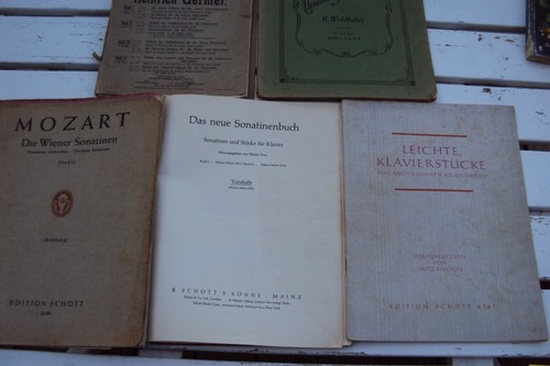 Notenhefte 5stück klavier - 5stück,