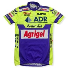 Agrigel ADR Bottecchia vintage 1989 Shirt Gr. ca. M-L BW 51cm Bike Shirt Rad MZ7